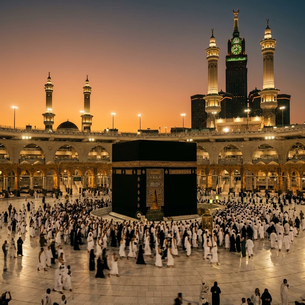صورة الكعبة المشرفة في مكة المكرمة